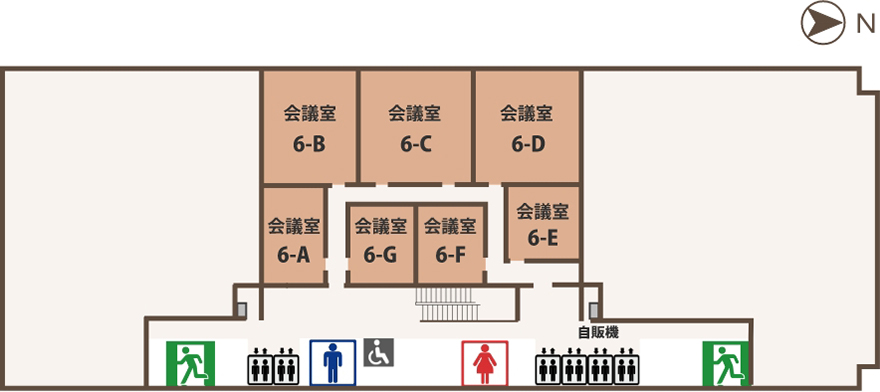 フロアマップ４階